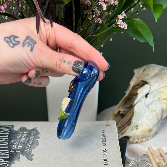 Altar Candle Pipe (light blue)